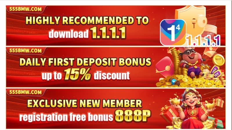 Follow 55BMW Official Channel and Get Free Bonus 25P – Exclusive Promo