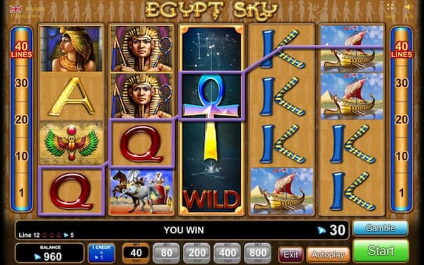 Checklist for Playing Egypt Sky by Amusnet at 55bmw Casino