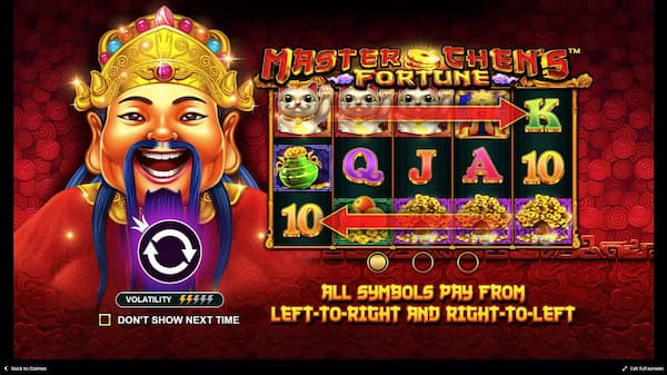 Review of Master Chen Fortune by Pragmatic Play on 55bmw